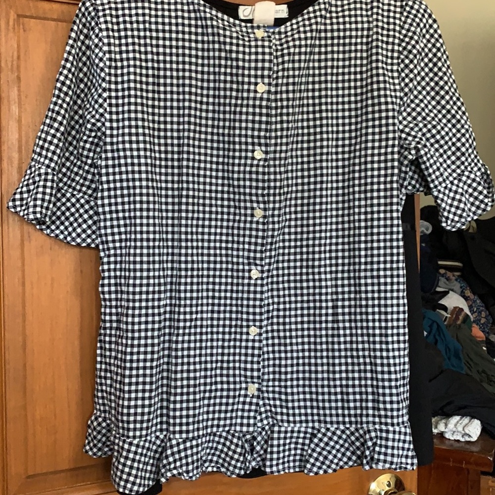 Plaid top - Picture 2 of 5